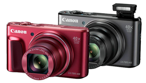 Canon PowerShot SX720 schwarz-rot_750