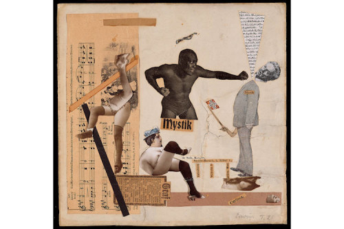 Erwin Blumenfeld, Marquis de Sade, 1921, Collage auf Papier_750.