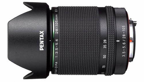 Pentax D FA 28-105mm mit montierter Blende