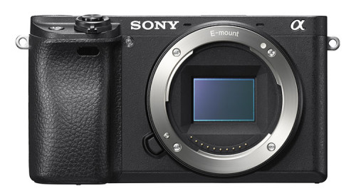 Sony a6300 N frontal Blick auf Sensor