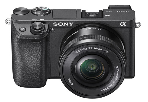Sony a6300 N mit SELP1650 frontal top