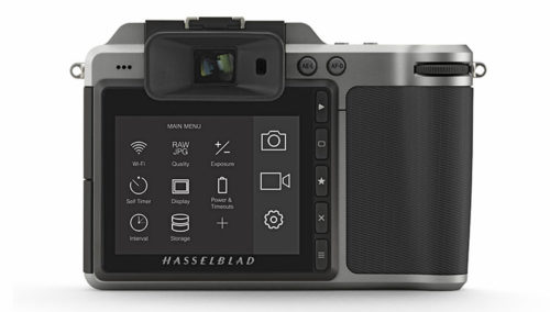 Hasselblad X1D hinten Menu