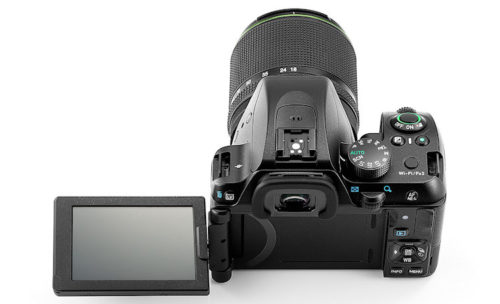 Pentax K-70 back Monitor 750