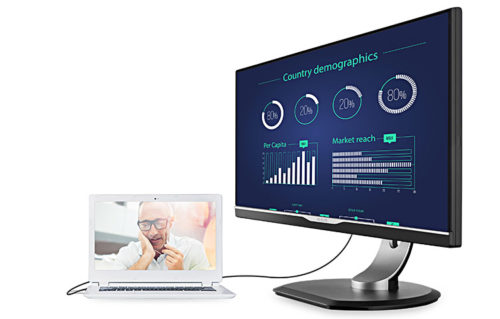 Philips 258B6QUEB mit USB-C Docking