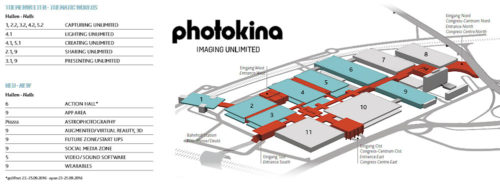 Photokina 2016 Hallenplan 1000