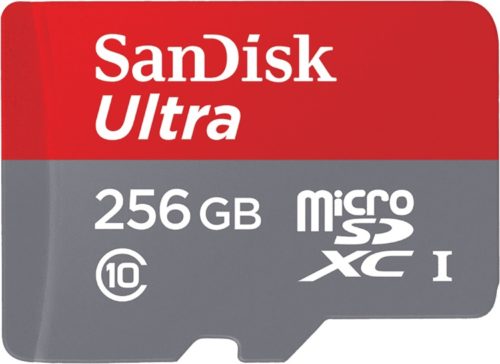 SanDisk Ultra microSDXC UHS-I 256GB frontal