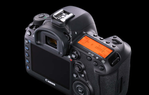 Canon EOS 5D Mk IV Back Top slant 750