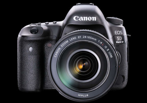 Canon EOS 5D Mk IV Front black 750