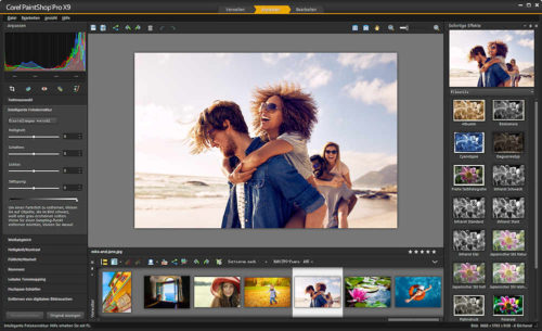 Corel PaintShopPro X9 Anpassen_1000