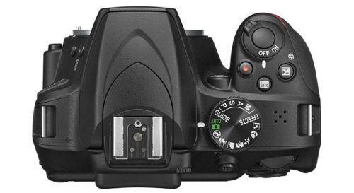 Nikon D3400 BK top