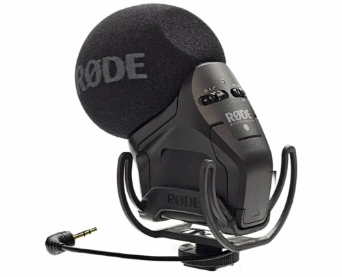 Rode Stereo VideoMic Pro Rycote mit hinteren Schaltern