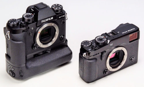 Fujifilm X-Pro2 vs X.-T2 Battgrip