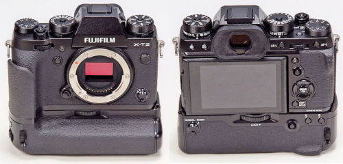 Fujifilm X-Pro2 vs X.-T2 Battgrip2 1000