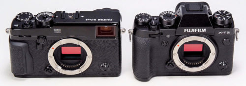 Fujifilm X-Pro2 vs X.-T2 front