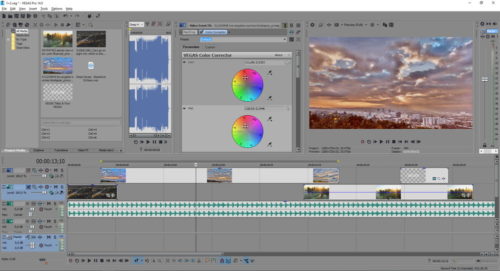 Magix Vegas Pro 14 screenshot