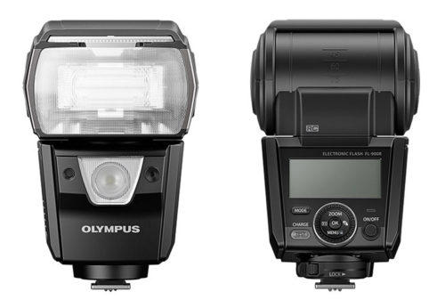 Olympus FL-900R front-back