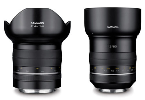 Samyang Premium MF 85mm und 14mm