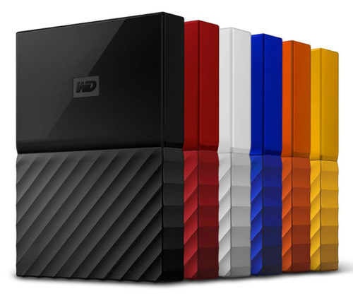 WD My Passport Farben perspektivisch