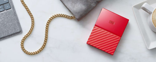 WD My Passport red hero