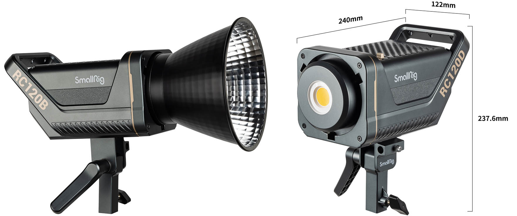 SmallRig RC120D und B: leuchtstarke, farbgenaue LED-Leuchten mit App -   – Tagesaktuelle Fotonews