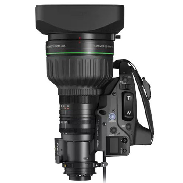 Canon lichtstarkes 27faches Zoom mit 2x-Extender für 4K-Broadcast
