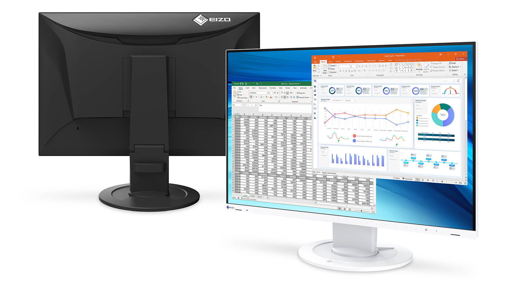 Vielseitige-Office-Monitore-EIZO-FlexScan-EV2720S-27-und-EV2410R-24-